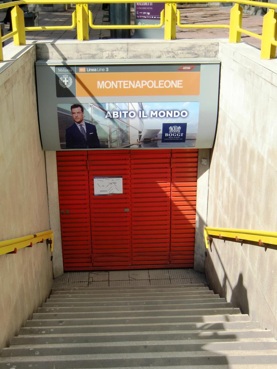 Station de métro Montenapoleone 