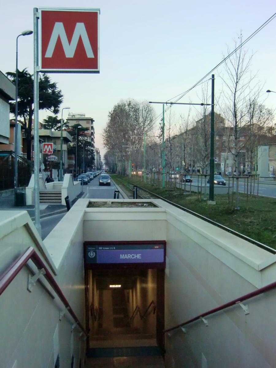 Metrobahnhof Marche 