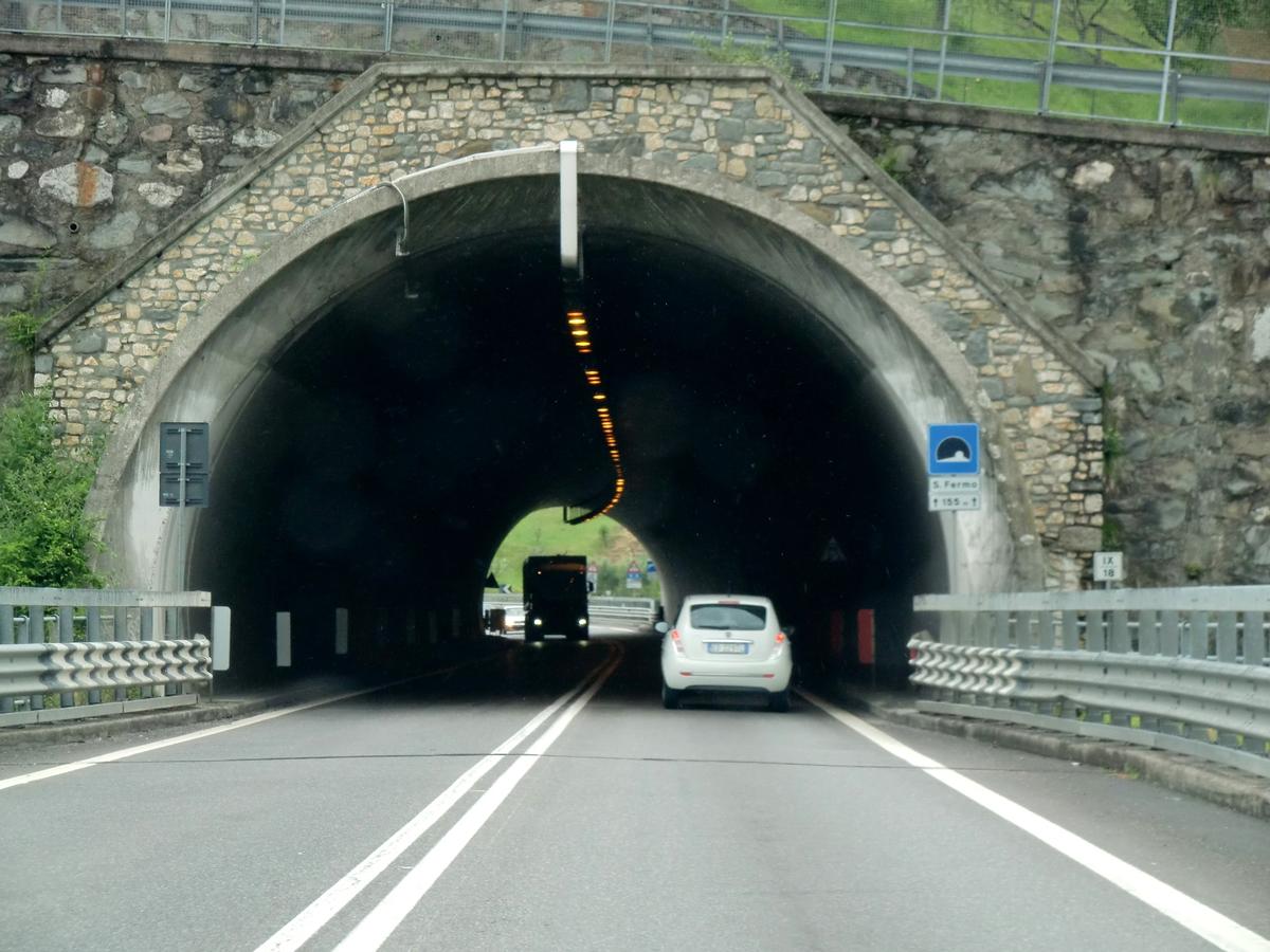 San Fermo Tunnel, southern portal 
