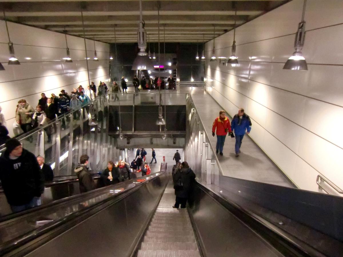 Praterstern Metro Station, stairs 
