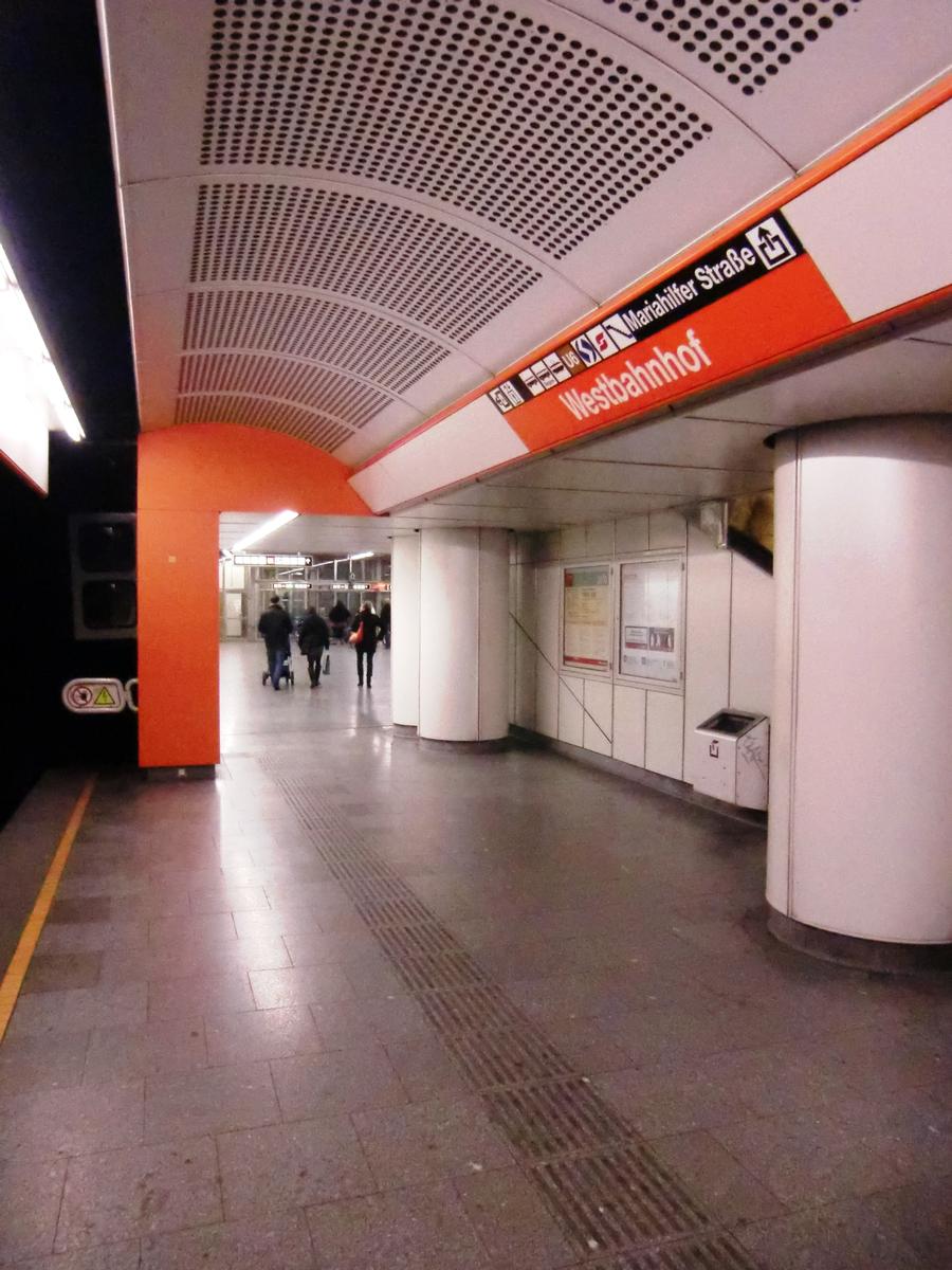 Westbahnhof Metro Station, line U3 platform 