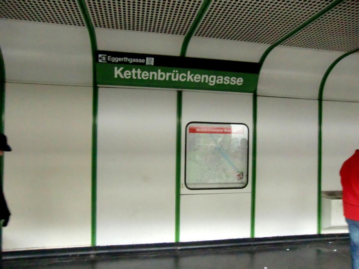 Kettenbrückengasse Metro Station, platform 