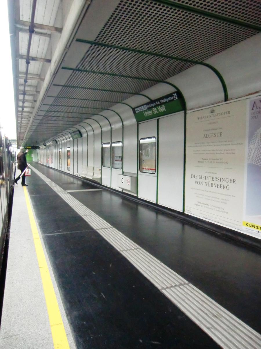 Unter Sankt Veit Station, platform 