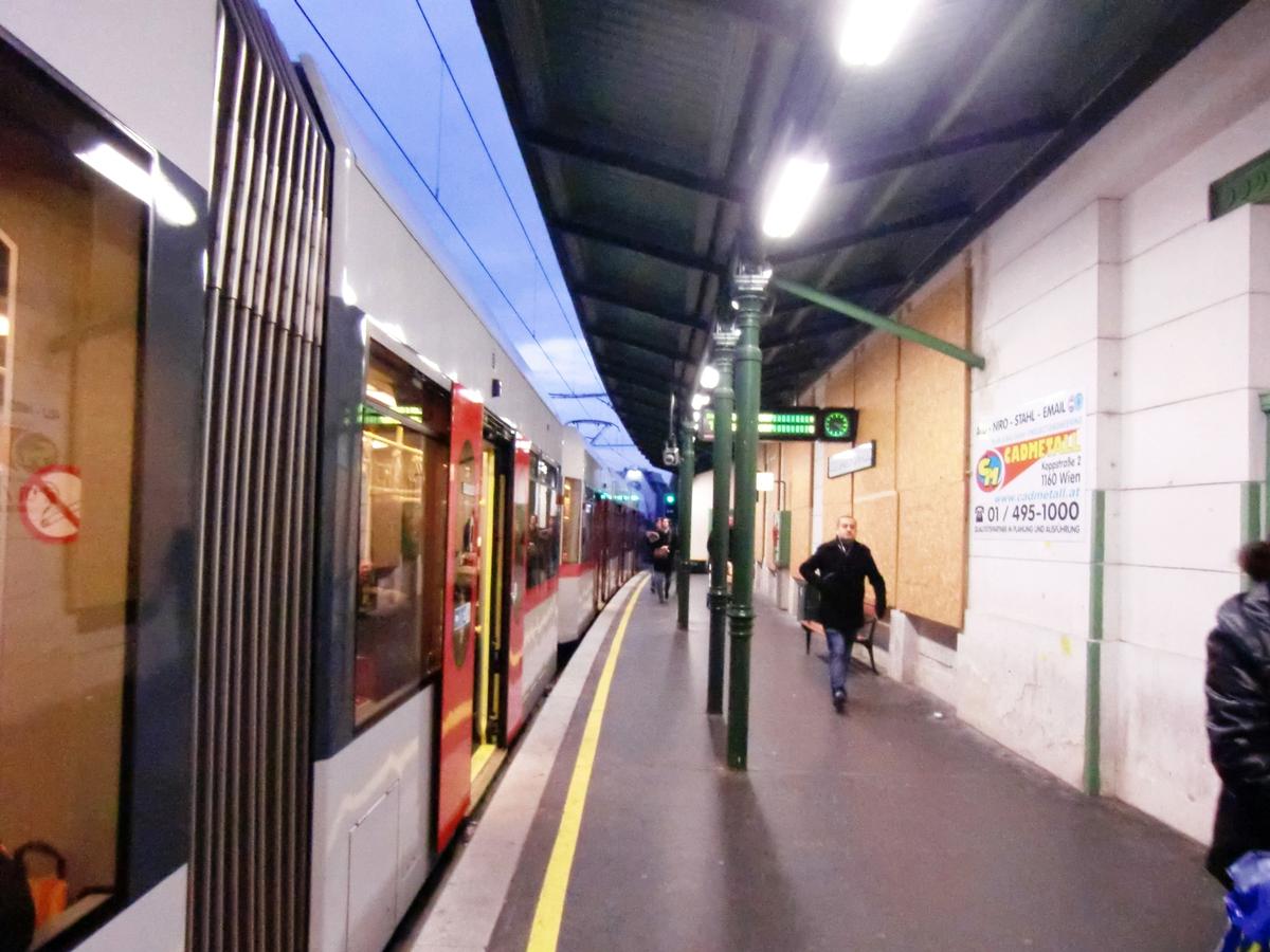 Josefstädter Strasse Metro Station, platform 