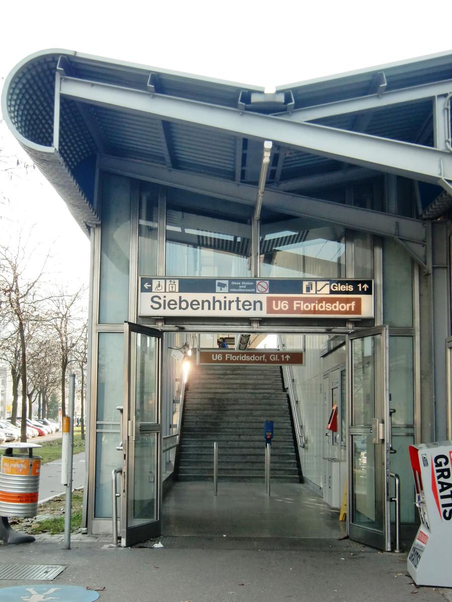 Siebenhirten Metro Station, access 