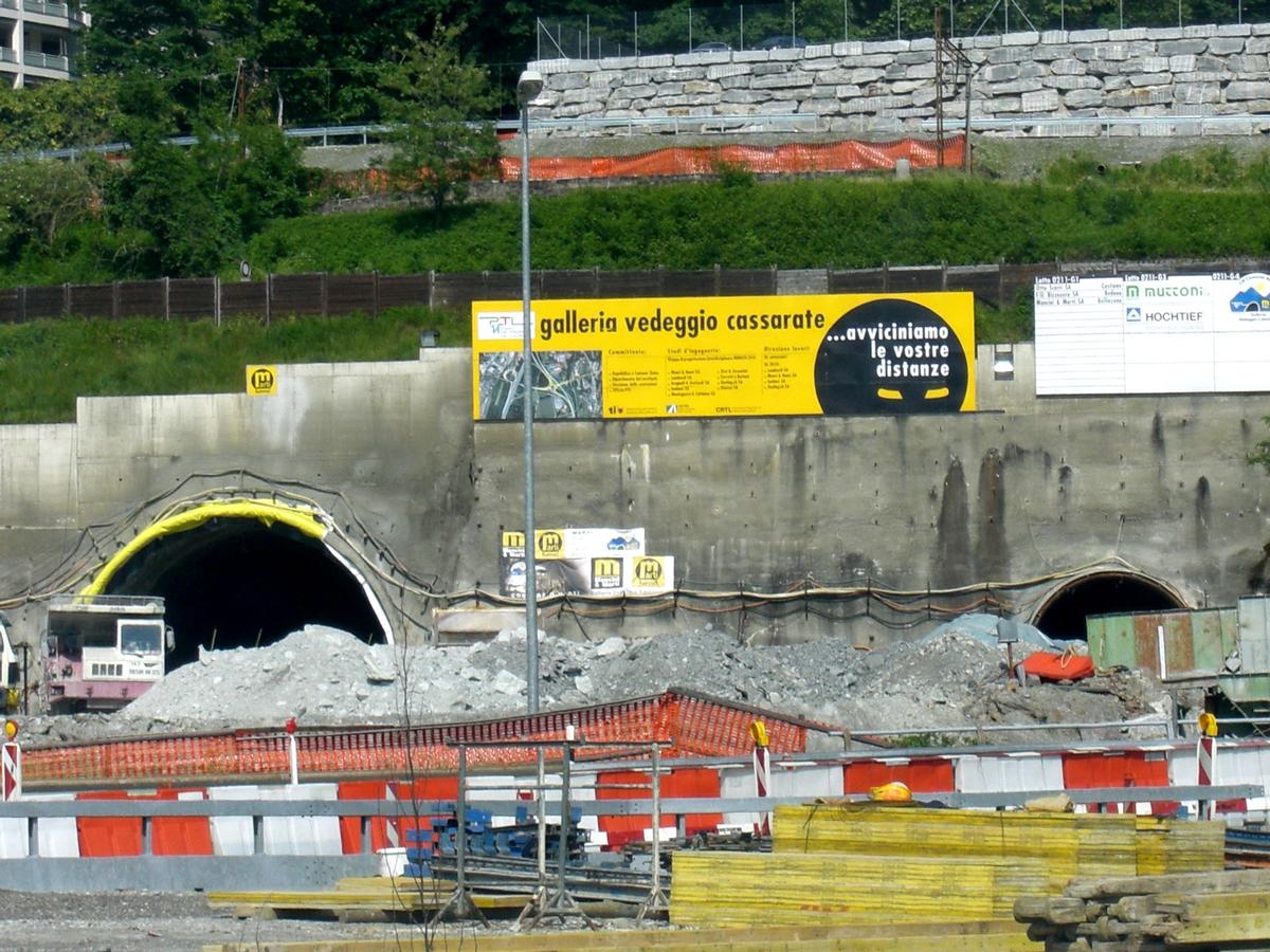 Vedeggio-Cassarate tunnel western portal 