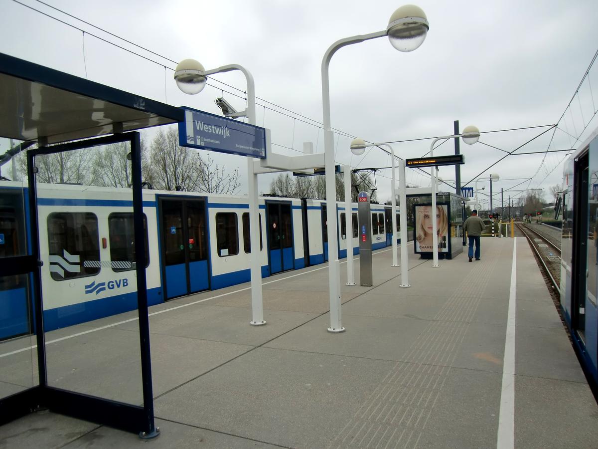 Westwijk Metro Station, platform 