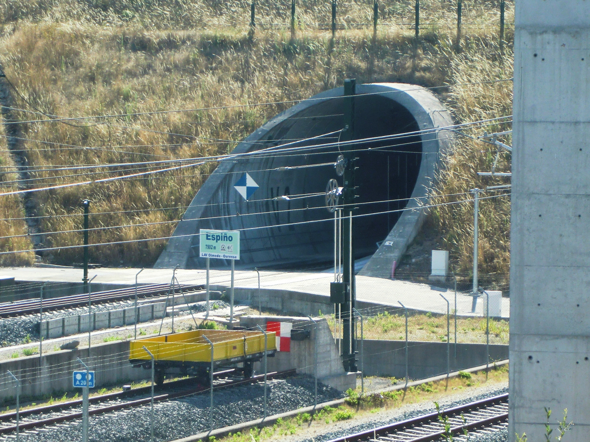 Tunnel ferroviaire à grande vitesse de Espiño 