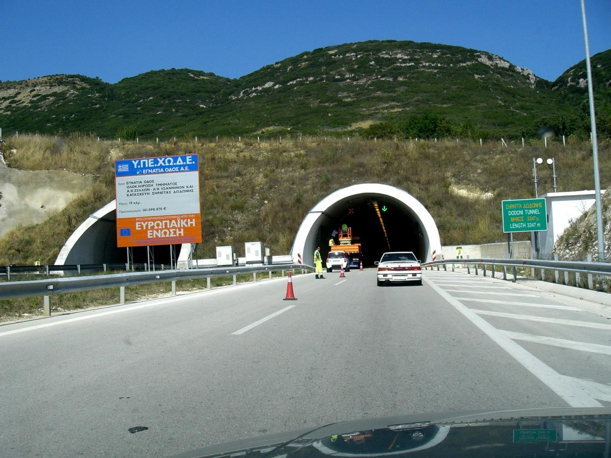 Eastern portal of Dodoni Tunnels 