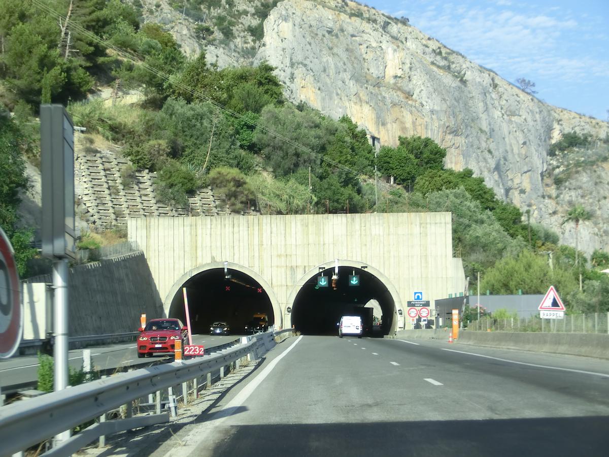 Tunnel du Peyronnet western portals 