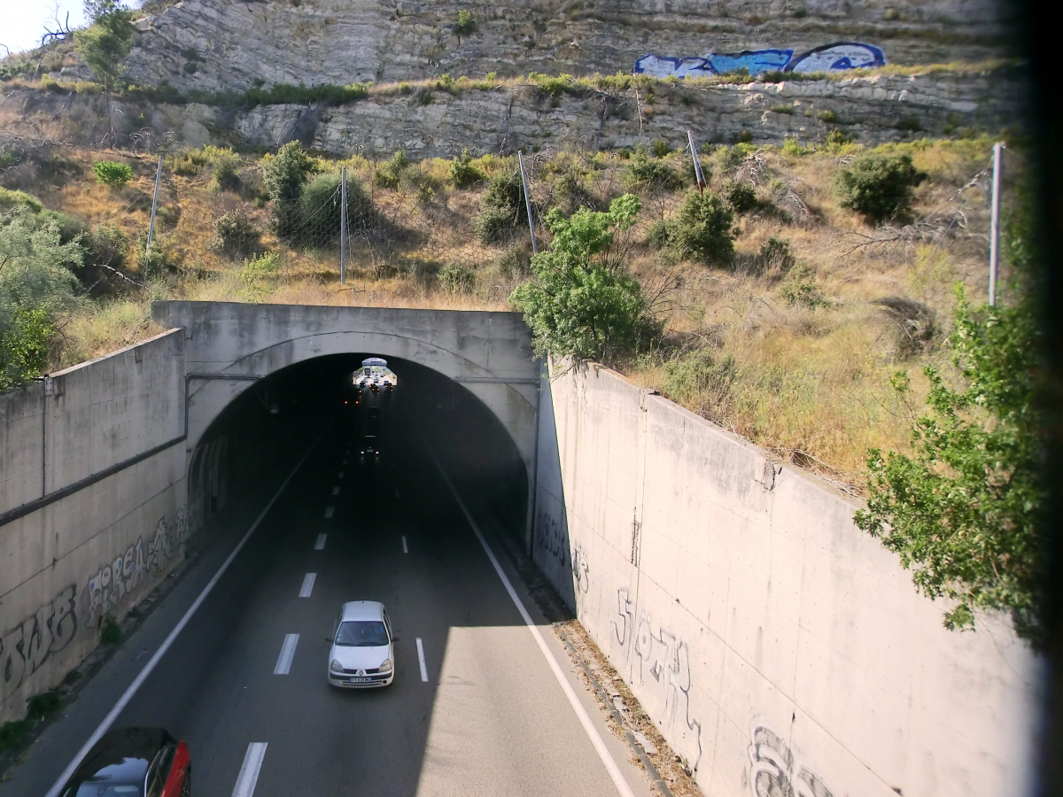 Tunnel des Pennes-Mirabeau (A7) southern portal 
