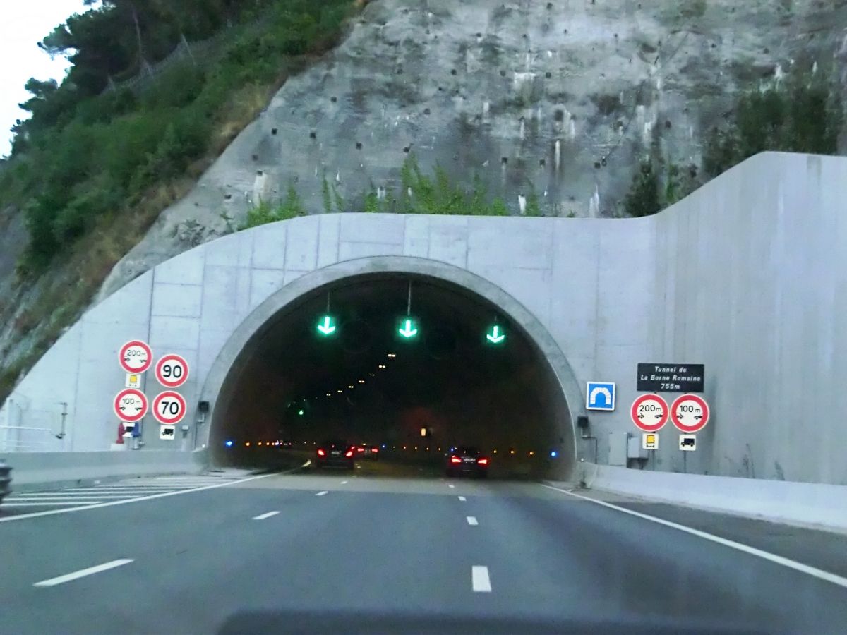 La Borne Romaine Tunnel western portal 