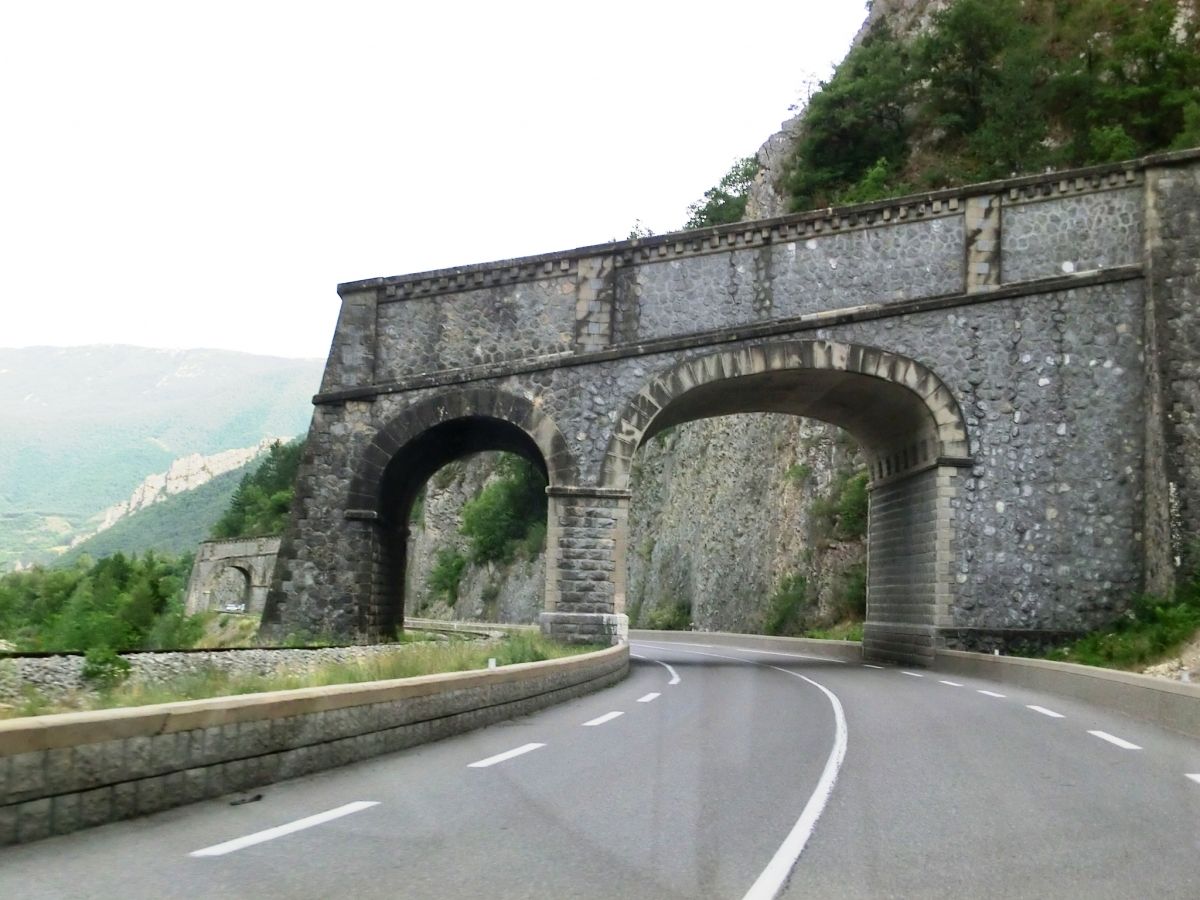 Ponts des Eléphants, Cornillons II tunnel northern portal 