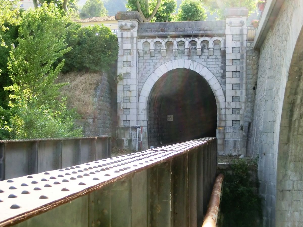 Entrevaux Railroad Tunnel I eastern portal 