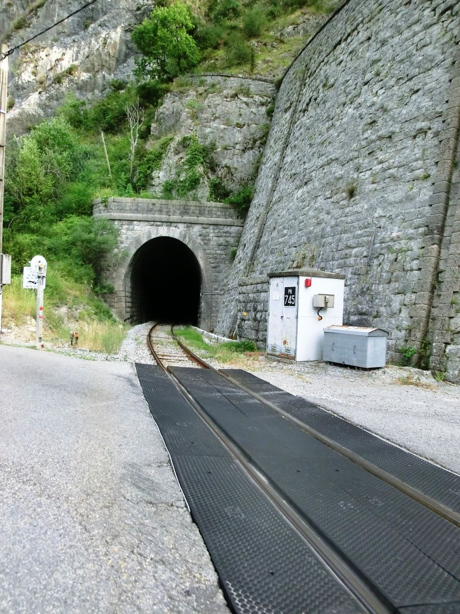 Entrevaux Railroad Tunnel II northern portal 