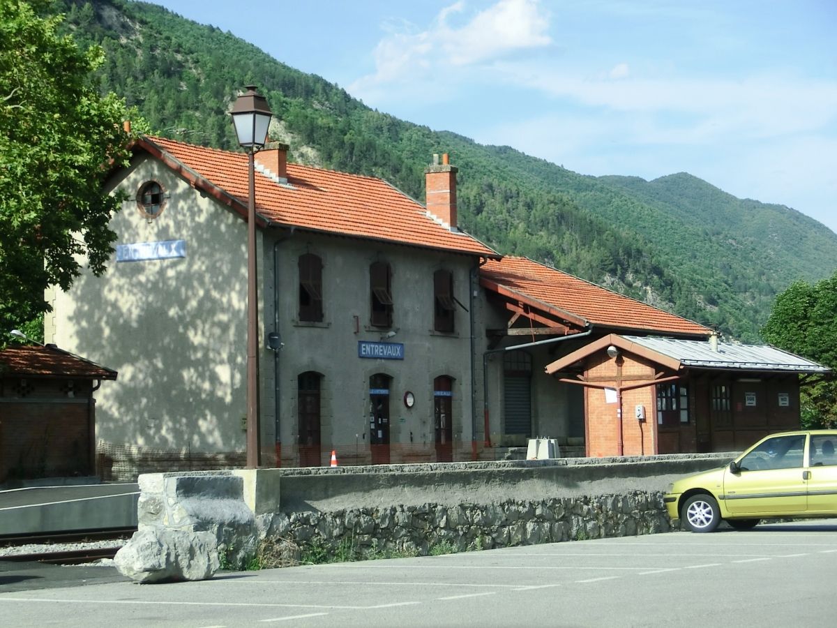 Bahnhof Entrevaux 
