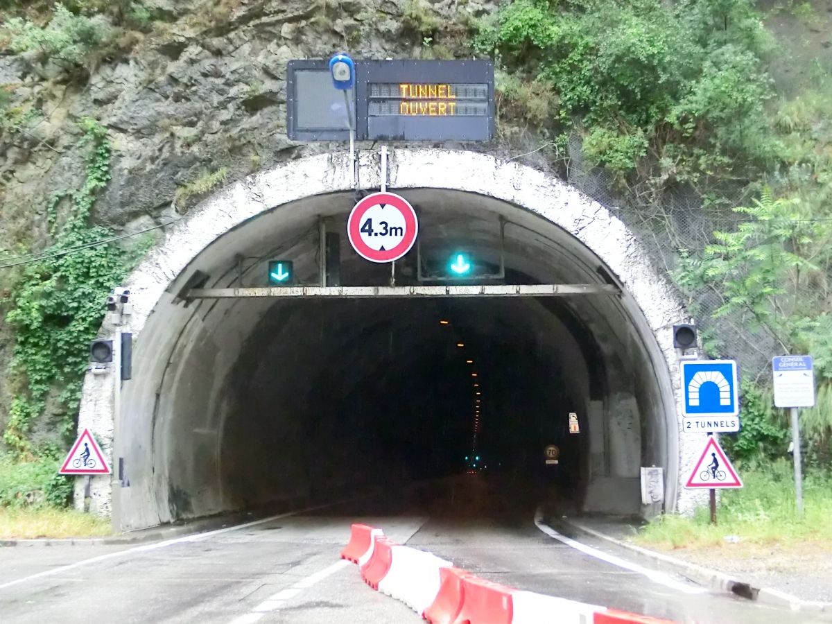 La Mescla Road Tunnel northern portal 