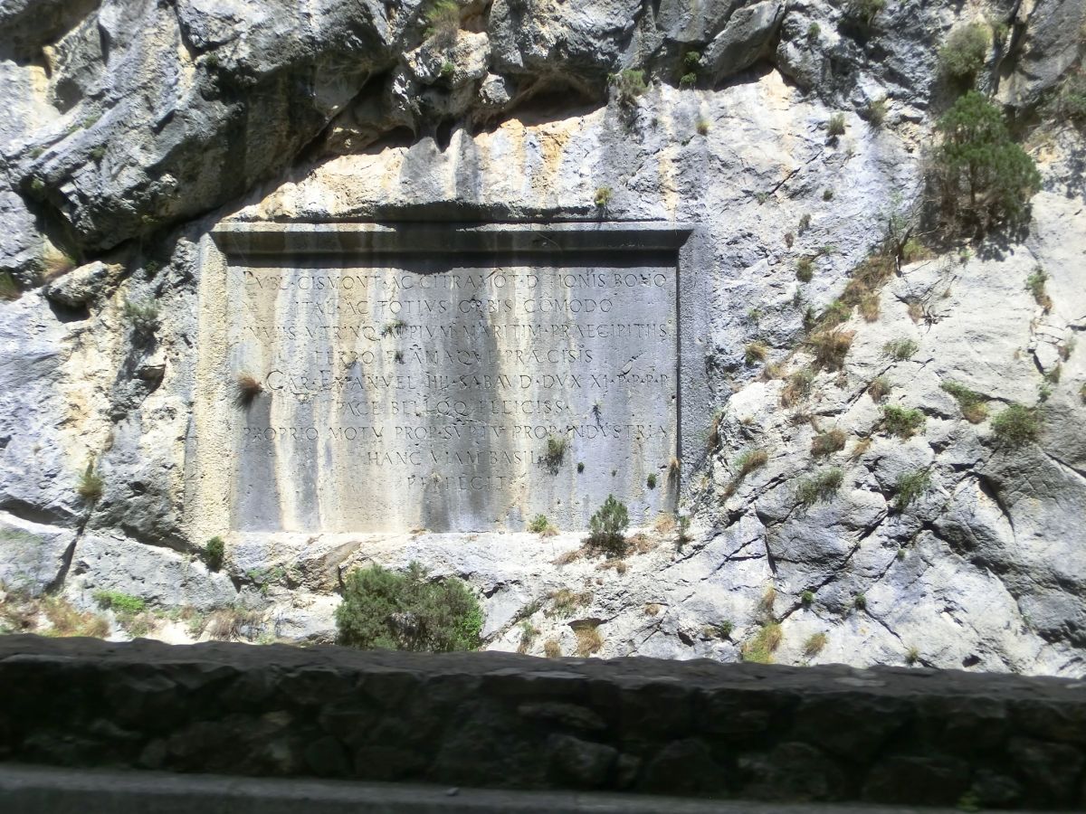 Viaduc de Saorge commemorative plate 