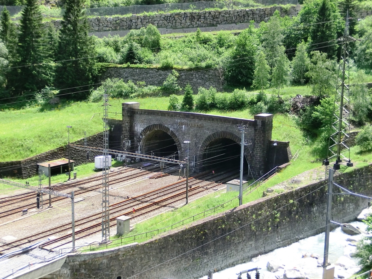 Gotthard Tunnel northern portals 
