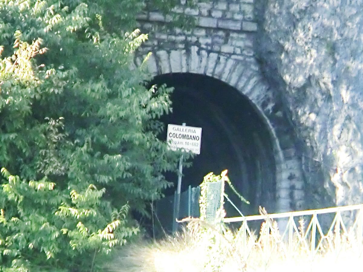 Colombano railways Tunnel southern portal 