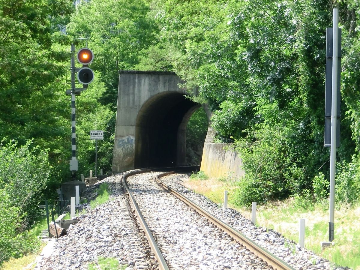 Sonico 2 Tunnel southern portal 