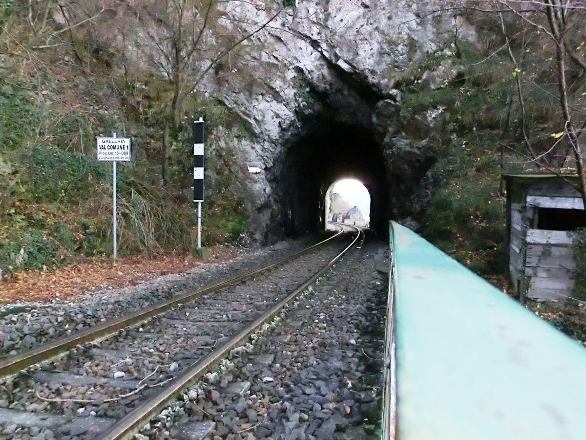 Val Comune 1 Tunnel northern portal 