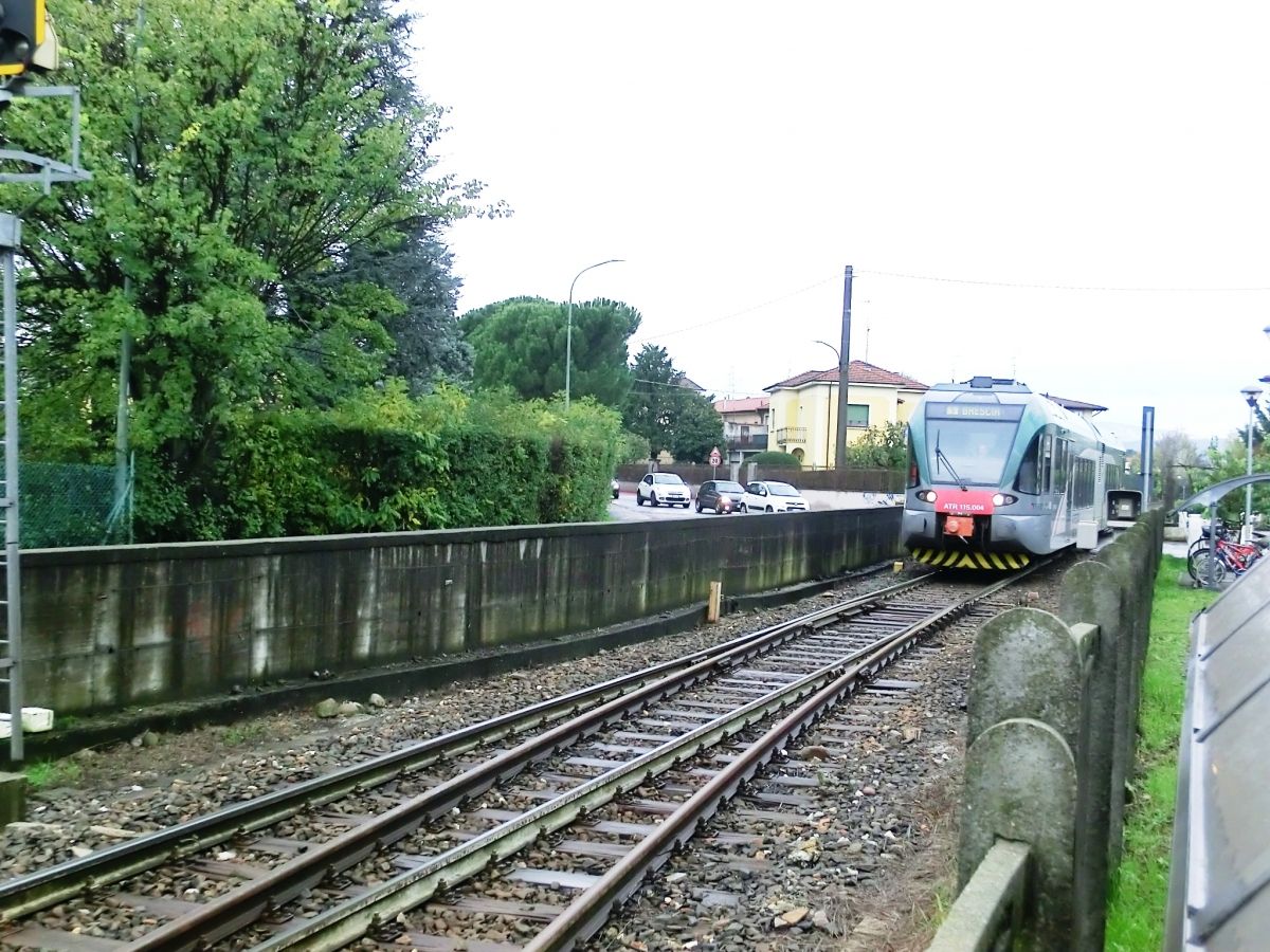 Brescia-Edolo Railroad Line at Paderno Franciacorta 