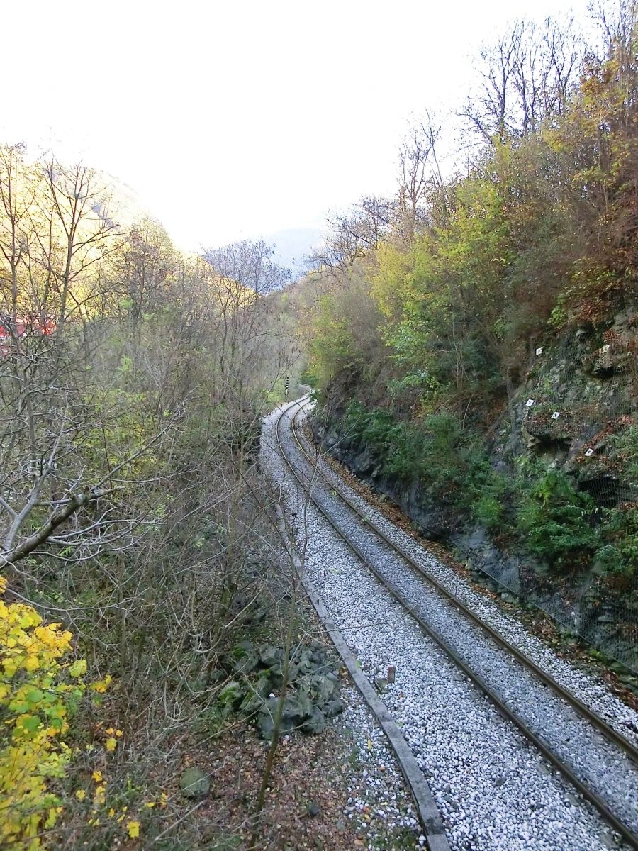 Brescia-Edolo Railroad Line at Demo 