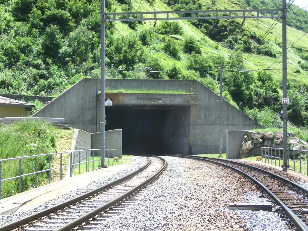 Furka Base Tunnel eastern portal 