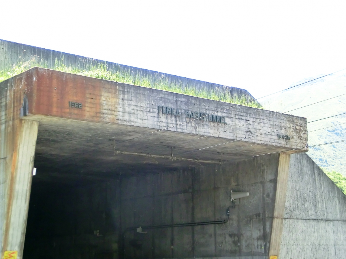 Furka Base Tunnel eastern portal 