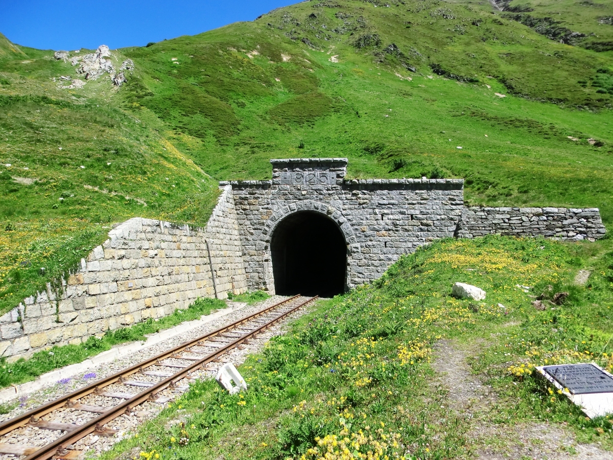 Furka Tunnel western portal 