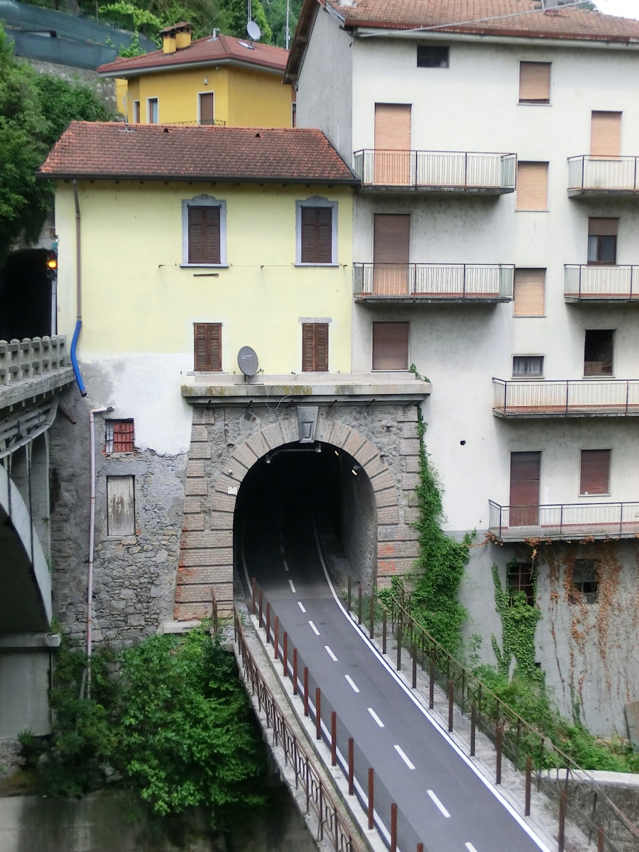 The typical Brembilla Tunnel southern portal 