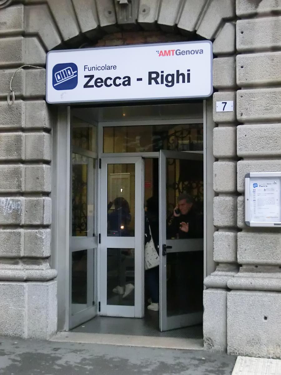 Funicolare Zecca-Righi, Zecca Access 