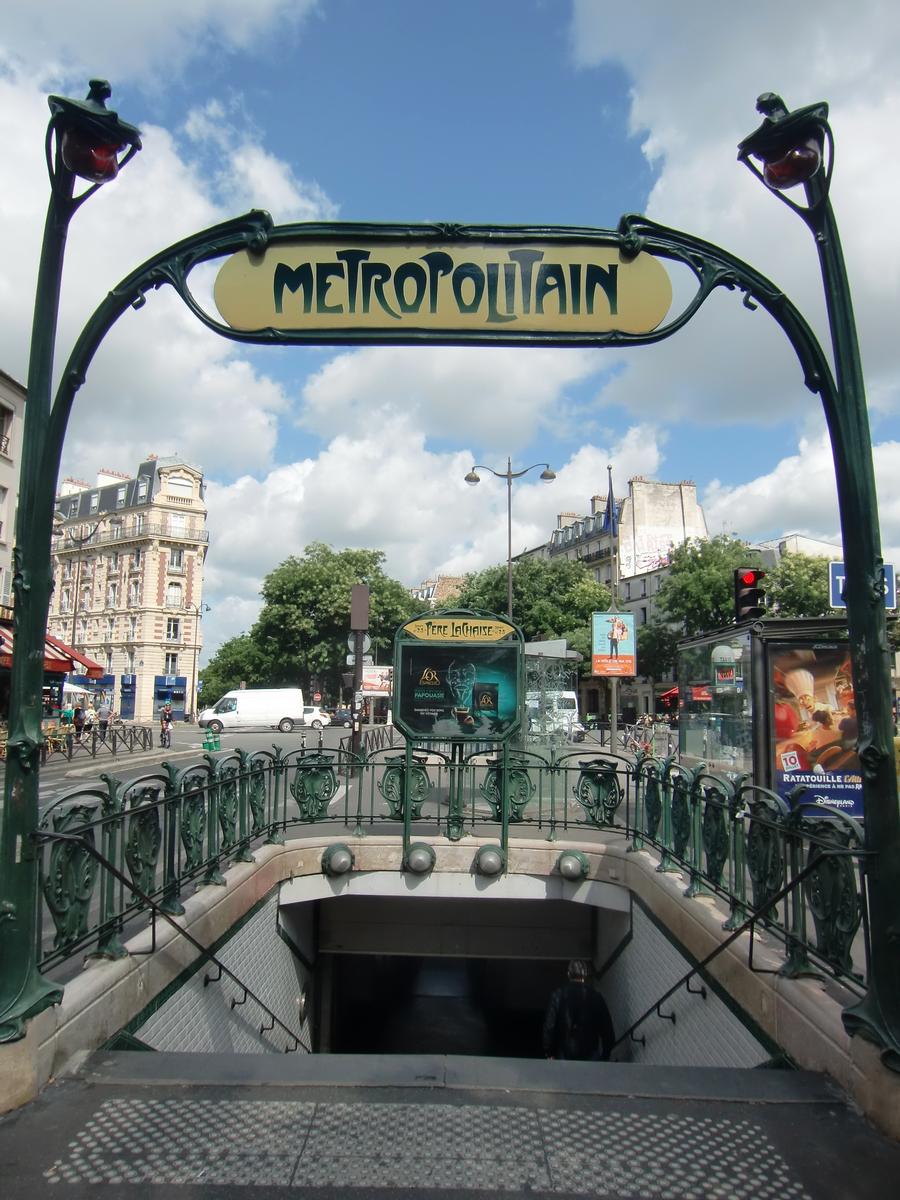 Metrobahnhof Père Lachaise 