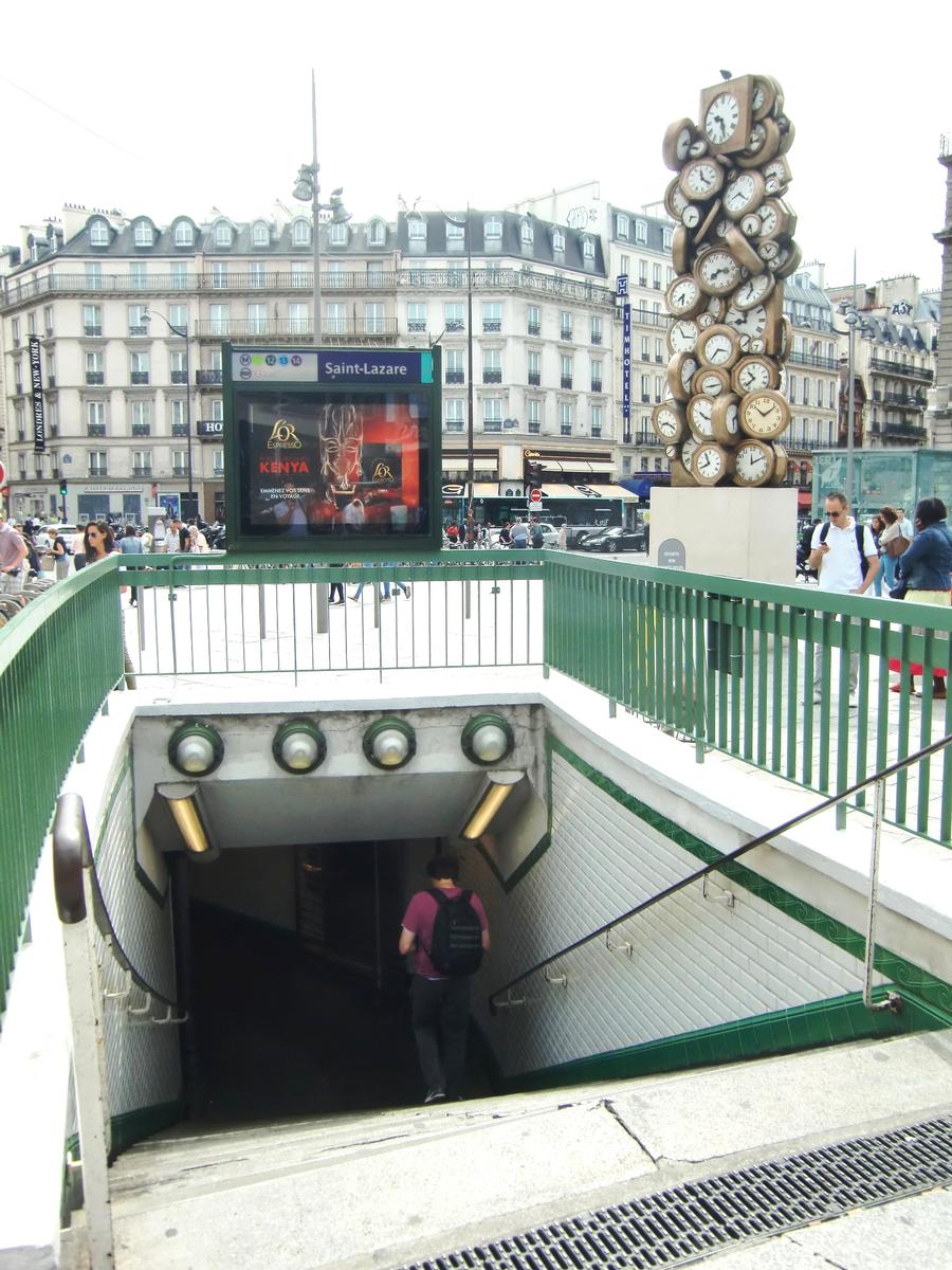 Saint-Lazare Metro Station 