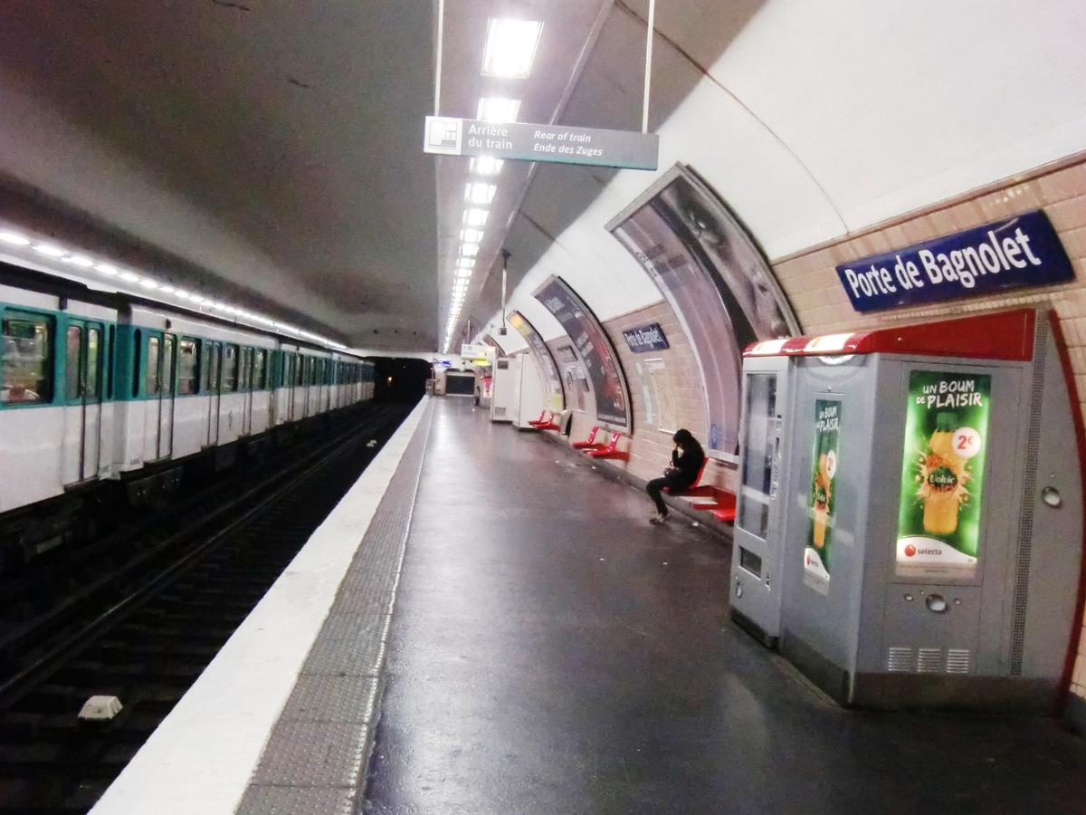 Metrobahnhof Porte de Bagnolet 
