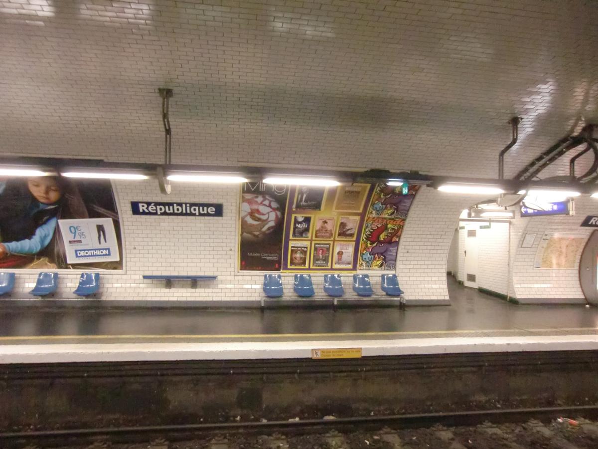 Metrobahnhof République 