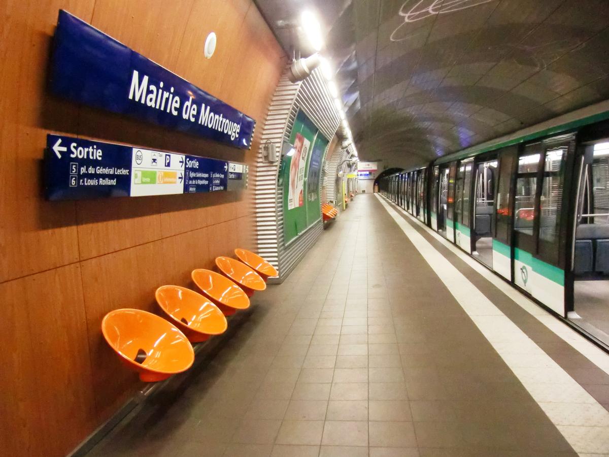 Metrobahnhof Mairie de Montrouge 