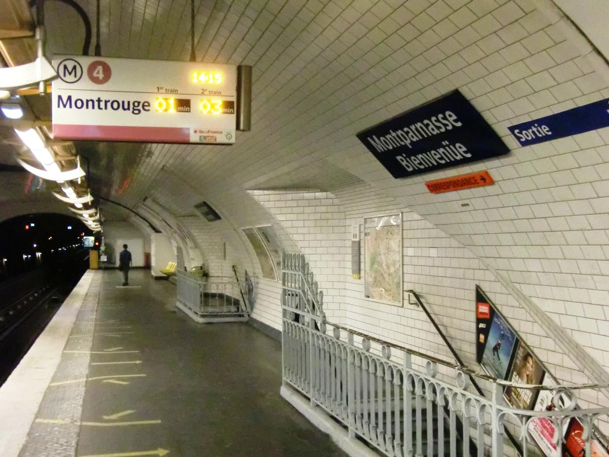 Metrobahnhof Montparnasse - Bienvenüe 