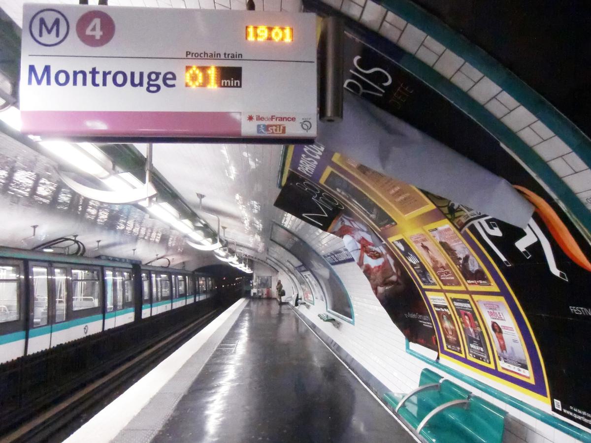 Metrobahnhof Porte de Clignancourt 