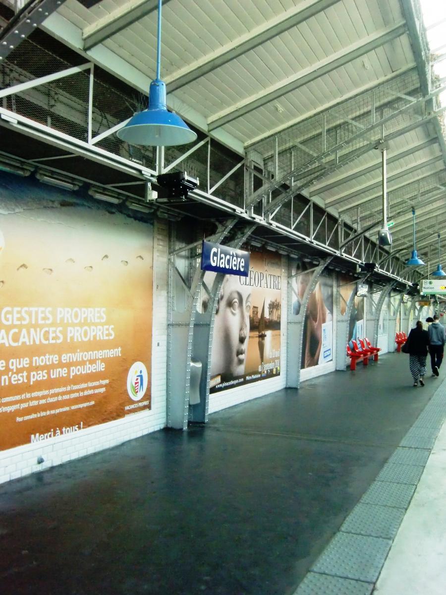 Metrobahnhof Glacière 