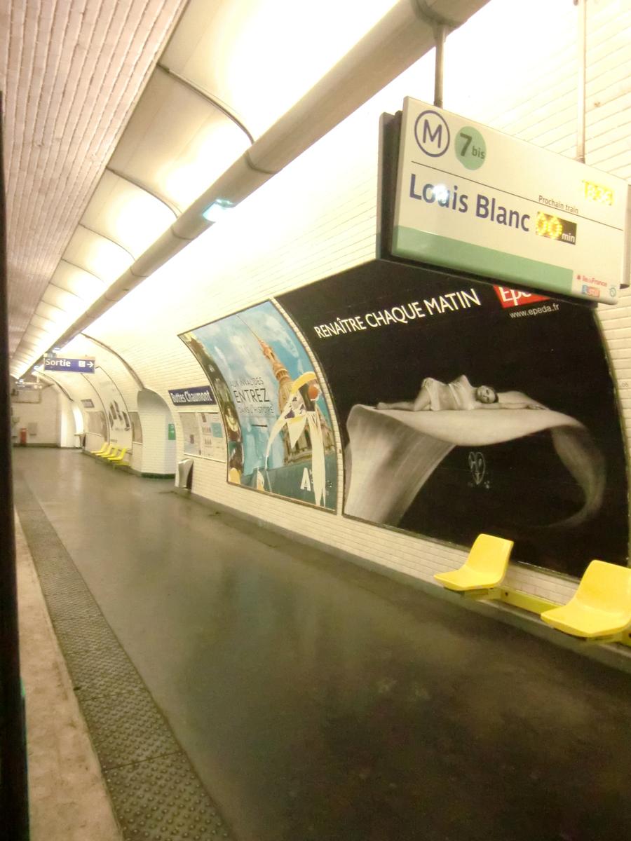 Metrobahnhof Buttes Chaumont 