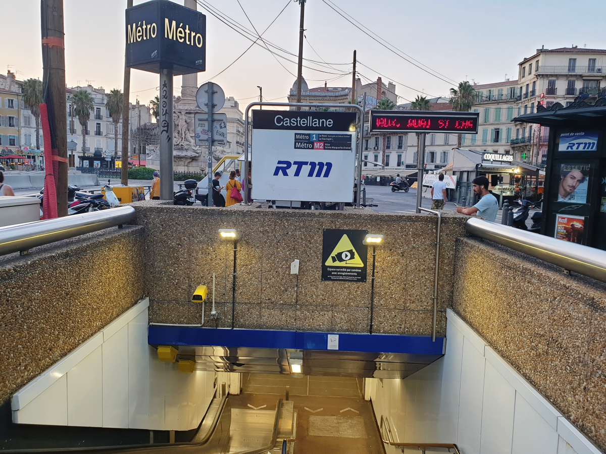 Station de métro Castellane 
