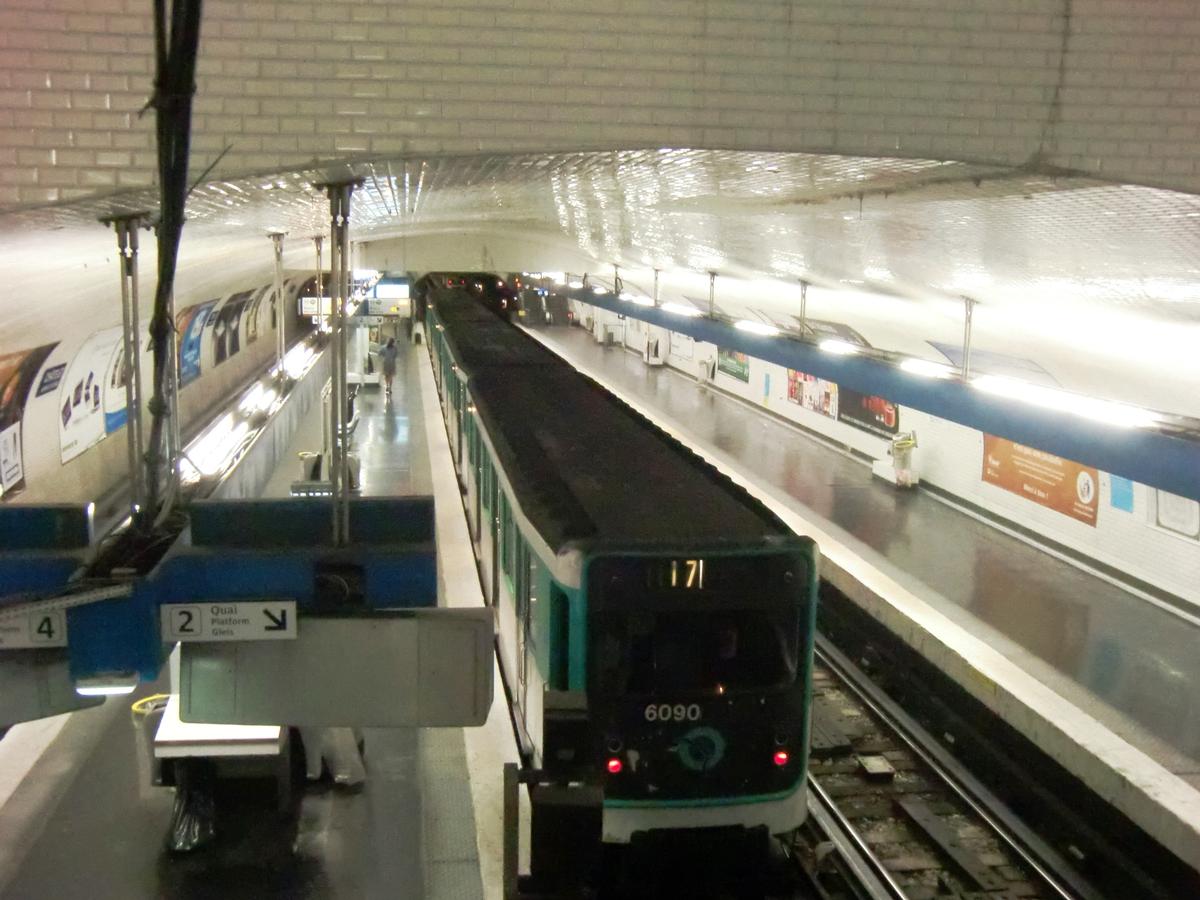 Metrobahnhof Châtelet 