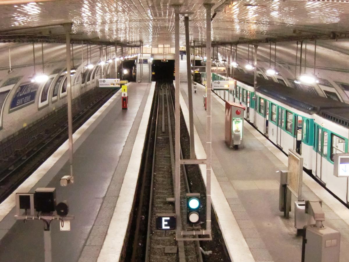 Metrobahnhof Porte de la Chapelle 