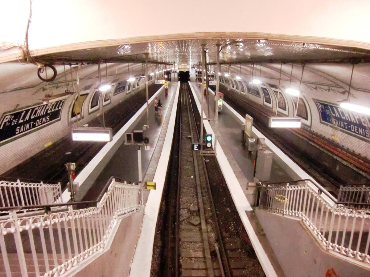 Station de métro Porte de la Chapelle 