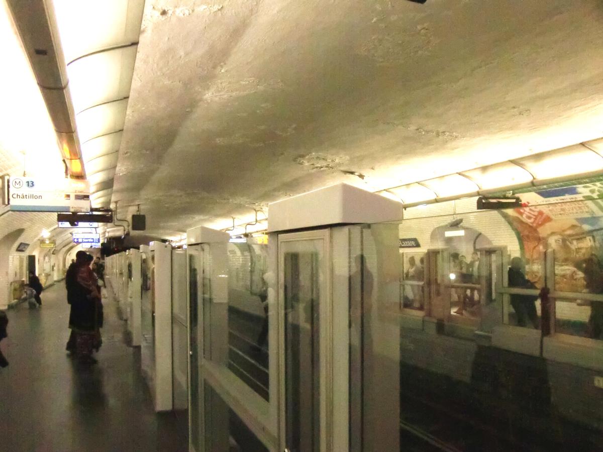 Saint-Lazare Metro Station, line 13 platform 