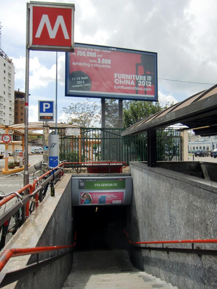 Porta Genova FS Metro Station, access 
