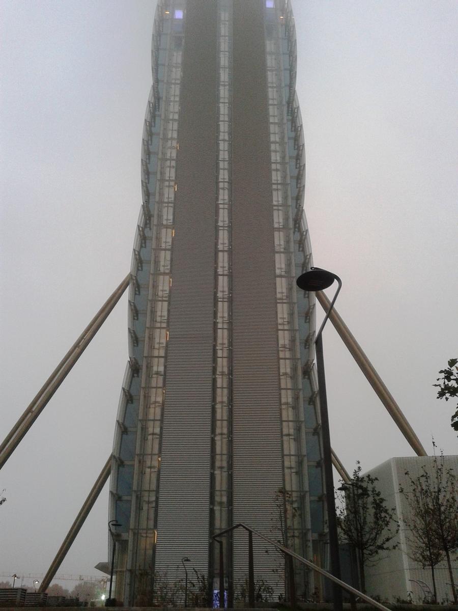 Isozaki tower in 2015 