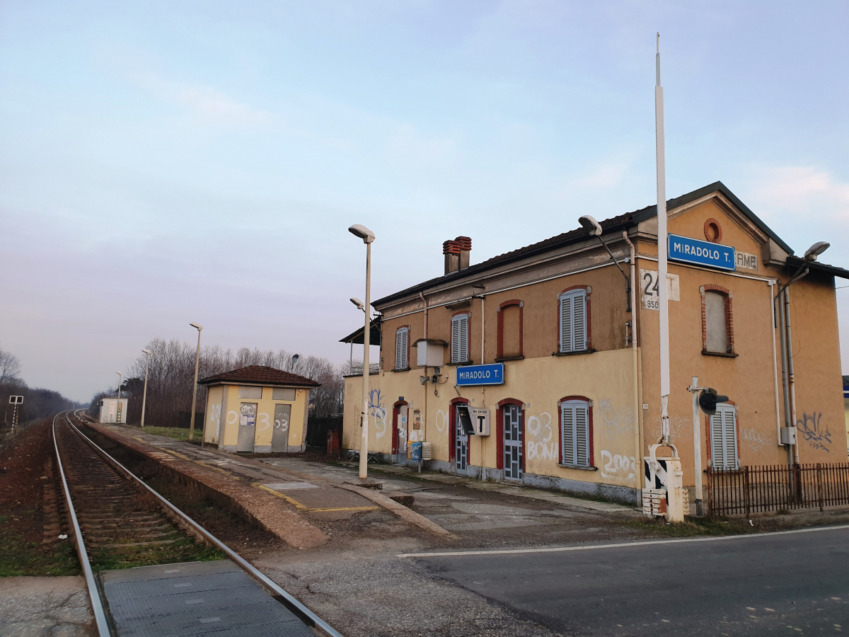 Bahnhof Miradolo Terme 